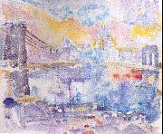 Marin, John Brooklyn Bridge oil painting artist